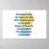 Met wijsheid verworven poster (Voorkant)