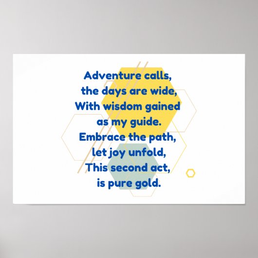 Met wijsheid verworven poster (Voorkant)