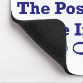 Met Wiskunde zijn de mogelijkheden oneindig Muismat (Hoek)