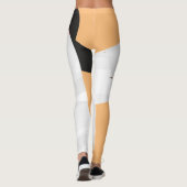 met witte grijze mummy omwikkelde halloween leggin leggings (Achterkant)