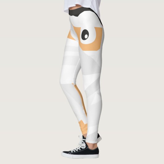 met witte grijze mummy omwikkelde halloween leggin leggings (Links)