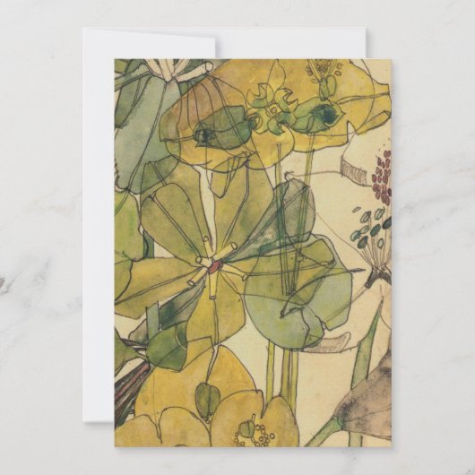 Met Yham Flowers Charles Rennie Mackintosh Kaart (Voorkant)