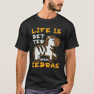 Met Zebra's Zebra Safari Dieren T-shirt