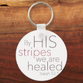 Met zijn strepen zijn we genezen. sleutelhanger (Voorkant)