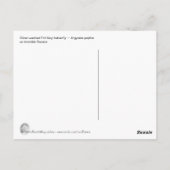 Met zilver gewassen Fritillary briefkaart (Achterkant)