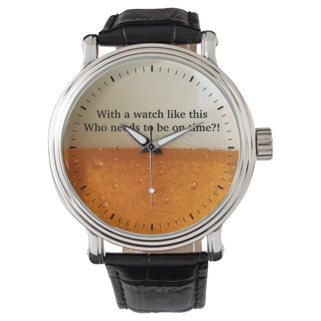 Met zo'n horloge die op tijd moet zijn (Voorkant)