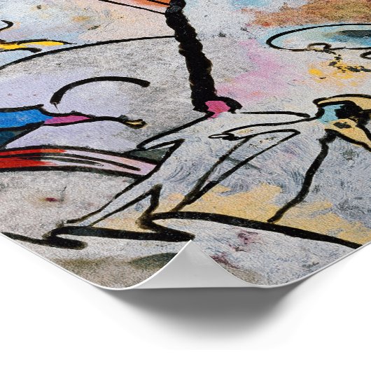 met zon | Kandinsky Poster (Hoek)