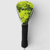 Met zondeklapte bladeren in het bos golfheadcover (Voorkant)
