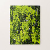 Met zondeklapte bladeren in het bos legpuzzel (Verticaal)