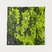 Met zondeklapte bladeren in het bos wandkleed (Voorkant (horizontaal))