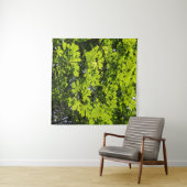 Met zondeklapte bladeren in het bos wandkleed (In Situ (horizontaal))