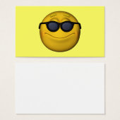 Met zonnebril visitekaartje (Voorkant /achterkant)