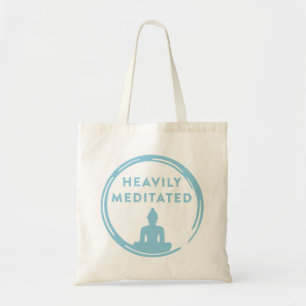Met zware meditatie tote bag
