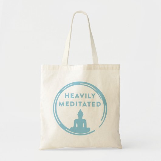 Met zware meditatie tote bag (Voorkant)