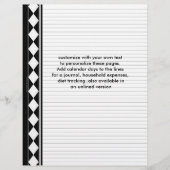 met zwarte diamant beklede pagina's (Voorkant)