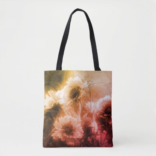  met zwarte en witte verdringerige zeeflap tote bag (Voorkant)