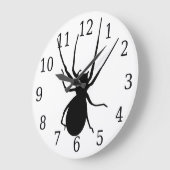 met zwarte spin grote klok (Hoek)