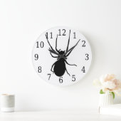 met zwarte spin grote klok (Huis)