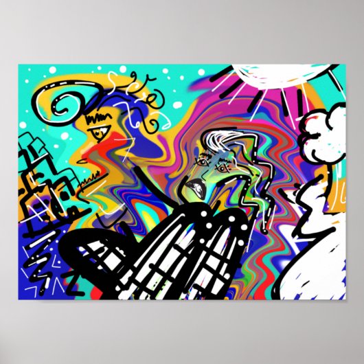 Meta Beach Poster (Voorkant)