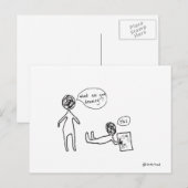 meta-briefkaart briefkaart (Voorkant / Achterkant)