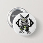 META Cyborg Badge Ronde Button 5,7 Cm (Voorkant /achterkant)