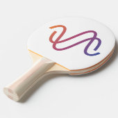 Meta Music Ping Pong Paddle Tafeltennisbatje (Voorkant Gekanteld)