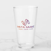 Meta Music Pintglas Glas (Voorkant)