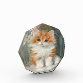 Meta Plückebaum Schattige Kitten Schilderij Fotoblokken (Links)