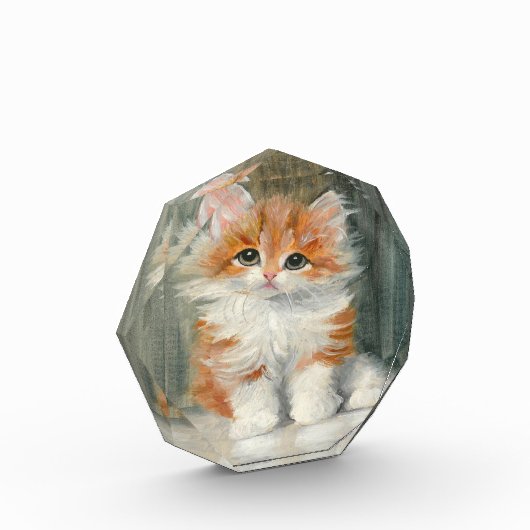 Meta Plückebaum  Schattige Kitten Schilderij Fotoblokken (Links)