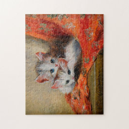 meta Plückebaum's Cute Cat Oil Painting Legpuzzel