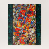 Meta Puzzle! Jigzaag binnen een Legpuzzel (Verticaal)