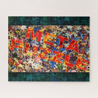 Meta Puzzle! Jigzaag binnen een Legpuzzel