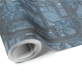 metaal 1 cadeaupapier (Rol Hoek)