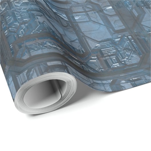 metaal 1 cadeaupapier (Rol Hoek)