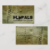 METAAL 1 VISITEKAARTJE (Voorkant / Achterkant)