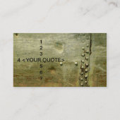 METAAL 1 VISITEKAARTJE (Achterkant)