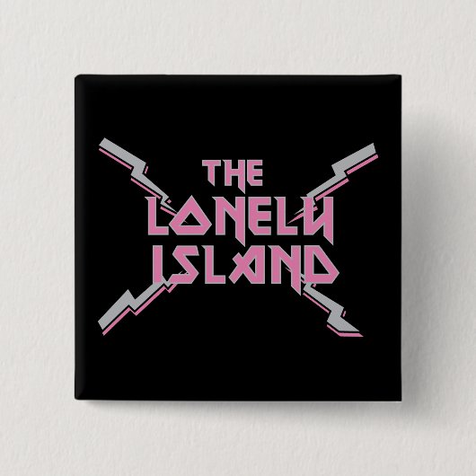 Metaal 2 vierkante button 5,1 cm (Voorkant)