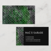 Metaal 2 voor de constructie van auto-Visitekaartj Visitekaartje (Voorkant / Achterkant)