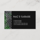 Metaal 2 voor de constructie van auto-Visitekaartj Visitekaartje (Achterkant)