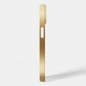 Metaal 3-D-look Calligrafie Gold Monogram Diamond Case-Mate iPhone Case (Achterkant / Rechts)