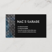 Metaal 3 voor de constructie van auto-Visitekaartj Visitekaartje (Achterkant)