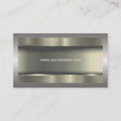 Metaal aan metalen grens visitekaartje (Achterkant)