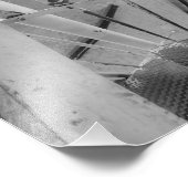 metaal abstract foto afdruk (Hoek)