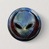 Metaal Alien Head 03 Button (Voorkant)