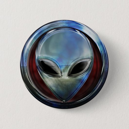 Metaal Alien Head 03 Button (Voorkant)