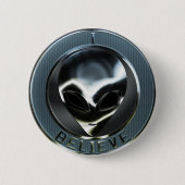 Metaal Alien Head 05 Button (Voorkant)