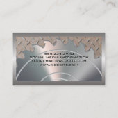 Metaal Aluminium Staal | Industrie Zaag Bedrijf Visitekaartje (Achterkant)