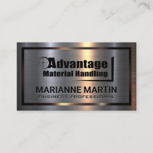 Metaal Aluminium   Voordeel Materiaal Behandeling Visitekaartje