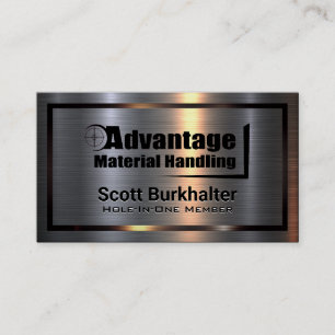 Metaal Aluminium   Voordeel Materiaal Behandeling Visitekaartje