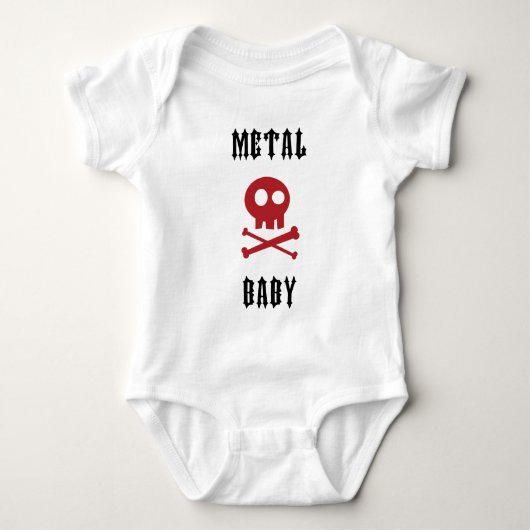 Metaal Baby Romper (Voorkant)